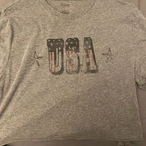 Vintage over sized cut tee